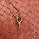 BOTTEGA VENETA INTRECCIATO Hand Bag Leather Pink Gold Auth 168147V-18
