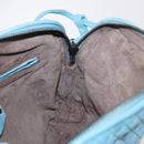 BOTTEGA VENETA INTRECCIATO Shoulder Bag Leather Light Blue Auth 168149-19