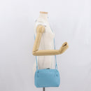 BOTTEGA VENETA INTRECCIATO Shoulder Bag Leather Light Blue Auth 168149-23