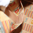 FENDI Zucca Canvas Hand Bag Light Blue Gold Auth 168153V-23