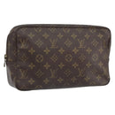 LOUIS VUITTON Monogram Trousse Toilette 28 Clutch Bag M47522 LV Auth 168157-1