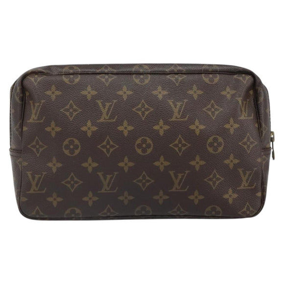 LOUIS VUITTON Monogram Trousse Toilette 28 Clutch Bag M47522 LV Auth 168157