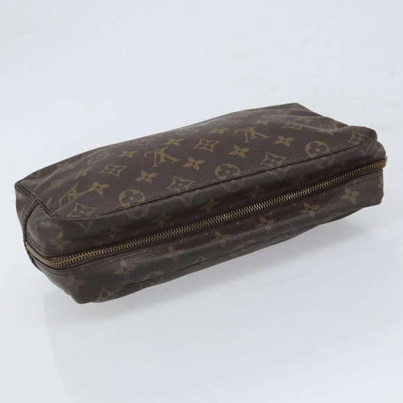 LOUIS VUITTON Monogram Trousse Toilette 28 Clutch Bag M47522 LV Auth 168157