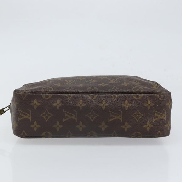 LOUIS VUITTON Monogram Trousse Toilette 28 Clutch Bag M47522 LV Auth 168157