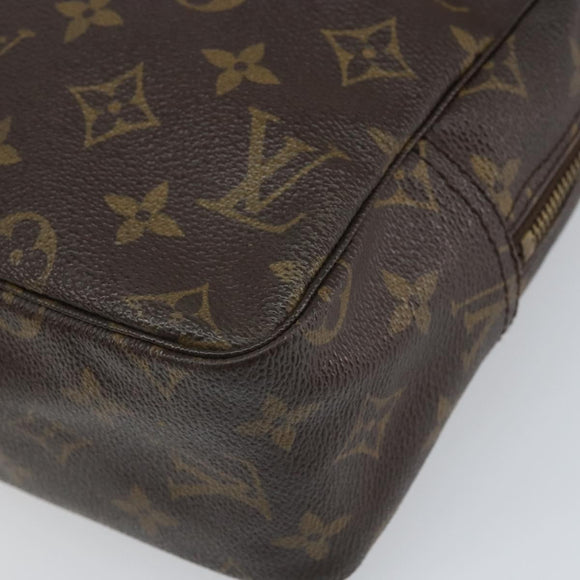 LOUIS VUITTON Monogram Trousse Toilette 28 Clutch Bag M47522 LV Auth 168157