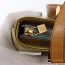 LOUIS VUITTON Monogram Vernis Houston Hand Bag Baby Blue M91005 LV Auth 168158-9
