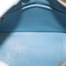 LOUIS VUITTON Monogram Vernis Houston Hand Bag Baby Blue M91005 LV Auth 168158-10