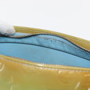 LOUIS VUITTON Monogram Vernis Houston Hand Bag Baby Blue M91005 LV Auth 168158-11