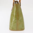 LOUIS VUITTON Monogram Vernis Houston Hand Bag Baby Blue M91005 LV Auth 168158-4