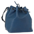 LOUIS VUITTON Epi Petit Noe Shoulder Bag Blue M44105 LV Auth 168162-1