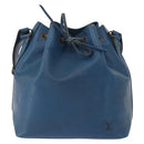LOUIS VUITTON Epi Petit Noe Shoulder Bag Blue M44105 LV Auth 168162-13