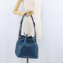 LOUIS VUITTON Epi Petit Noe Shoulder Bag Blue M44105 LV Auth 168162-23