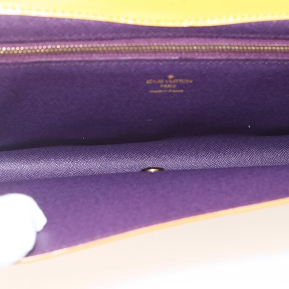 LOUIS VUITTON Epi Art Deco Clutch Bag Yellow M52639 LV Auth 168163