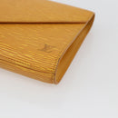 LOUIS VUITTON Epi Art Deco Clutch Bag Yellow M52639 LV Auth 168163-7
