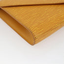 LOUIS VUITTON Epi Art Deco Clutch Bag Yellow M52639 LV Auth 168163-14