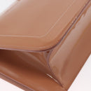Salvatore Ferragamo Vala Chain Shoulder Bag Patent leather Pink Gold Auth 168168-15