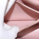 Salvatore Ferragamo Vala Chain Shoulder Bag Patent leather Pink Gold Auth 168168-22