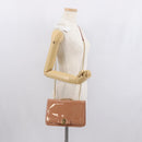 Salvatore Ferragamo Vala Chain Shoulder Bag Patent leather Pink Gold Auth 168168-23
