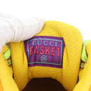 GUCCI Basket High Top Sneakers Leather 35 Multicolor 351 90431 8055 Auth 168178M-13