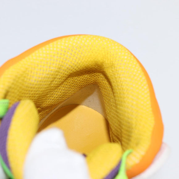 GUCCI Basket High Top Sneakers Leather 35 Multicolor 351 90431 8055 Auth 168178M