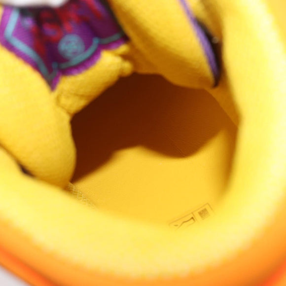 GUCCI Basket High Top Sneakers Leather 35 Multicolor 351 90431 8055 Auth 168178M