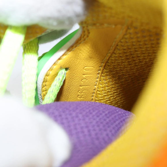 GUCCI Basket High Top Sneakers Leather 35 Multicolor 351 90431 8055 Auth 168178M