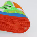 GUCCI Basket High Top Sneakers Leather 35 Multicolor 351 90431 8055 Auth 168178M-29