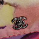 CHANEL Chain Matelasse Shoulder Bag Canvas Multicolor Silver CC Auth 168180SAM-20