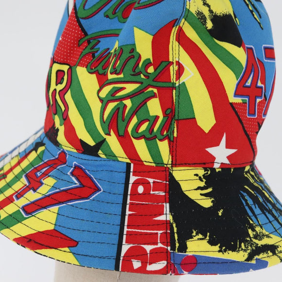 Christian Dior Hat Canvas Multicolor Auth 168182SAM