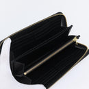LOUIS VUITTON Damier LV Lace Zippy Wallet Long Wallet Blue LV Auth 168184-9