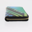 LOUIS VUITTON Damier LV Lace Zippy Wallet Long Wallet Blue LV Auth 168184-3