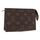 LOUIS VUITTON Monogram Poche Toilette 15 Pouch M47546 LV Auth 168185-1