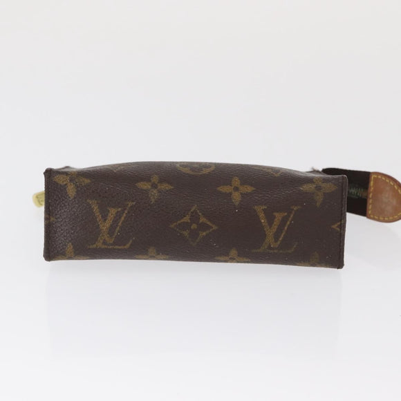 LOUIS VUITTON Monogram Poche Toilette 15 Pouch M47546 LV Auth 168185