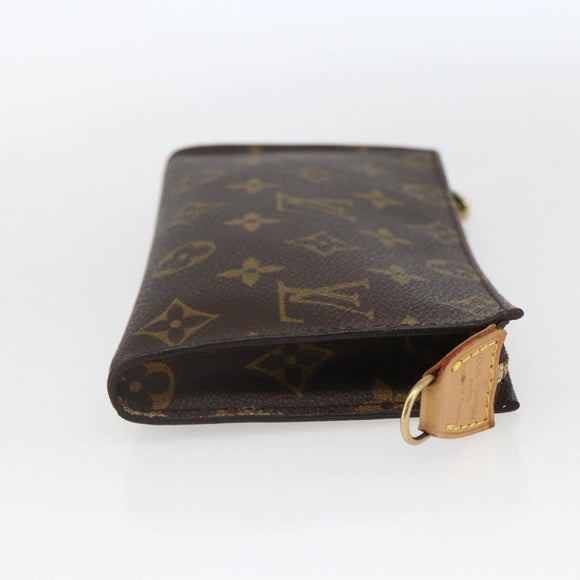 LOUIS VUITTON Monogram Bucket GM Accessory Pouch LV Auth 168188