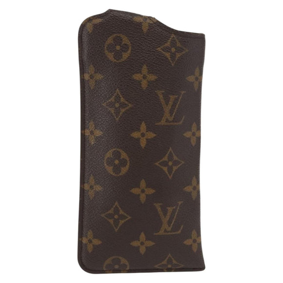 LOUIS VUITTON Monogram Etui Lunette MM Glasses Case M66544 LV Auth 168189