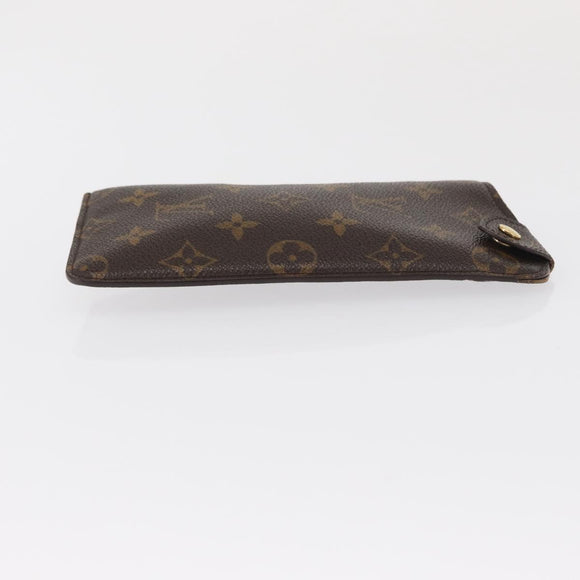 LOUIS VUITTON Monogram Etui Lunette MM Glasses Case M66544 LV Auth 168189