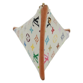 LOUIS VUITTON Monogram Multicolor Berlango Coin Purse White M58028 Auth 168197V - 0