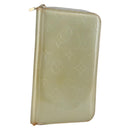 LOUIS VUITTON Monogram Vernis Eldridge Long Wallet Gris M91158 LV Auth 168202-1