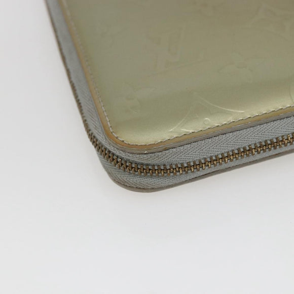 LOUIS VUITTON Monogram Vernis Eldridge Long Wallet Gris M91158 LV Auth 168202