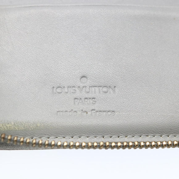 LOUIS VUITTON Monogram Vernis Eldridge Long Wallet Gris M91158 LV Auth 168202