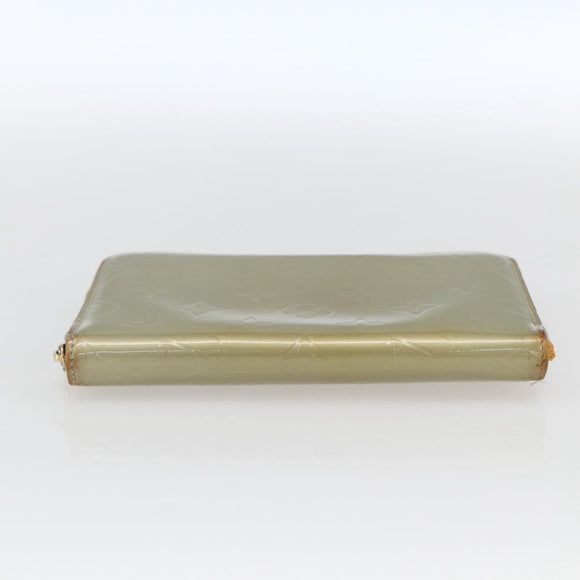 LOUIS VUITTON Monogram Vernis Eldridge Long Wallet Gris M91158 LV Auth 168202