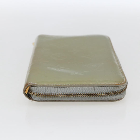 LOUIS VUITTON Monogram Vernis Eldridge Long Wallet Gris M91158 LV Auth 168202