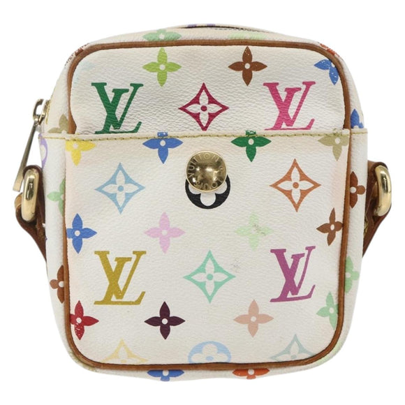 LOUIS VUITTON Monogram Multicolor Lift Shoulder Bag White M40055 LV Auth 168205