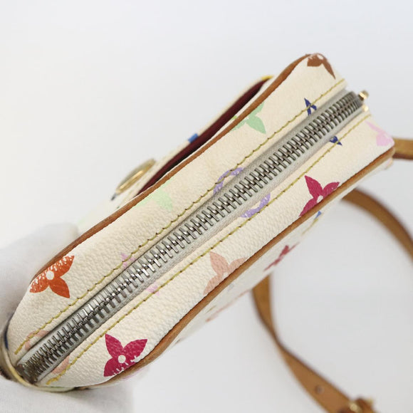 LOUIS VUITTON Monogram Multicolor Lift Shoulder Bag White M40055 LV Auth 168205
