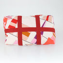 HERMES Strandtas Tote Bag Canvas Rood Auth 168207-5