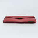 LOUIS VUITTON Epi Montaigne 27 Clutch Bag Red M52657 LV Auth 168213-6