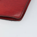 LOUIS VUITTON Epi Montaigne 27 Clutch Bag Red M52657 LV Auth 168213-7