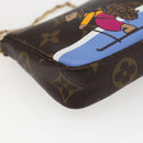 LOUIS VUITTON Monogram Ski Bear Mini Pochette Accessoires M67769 Auth 168214SM-15