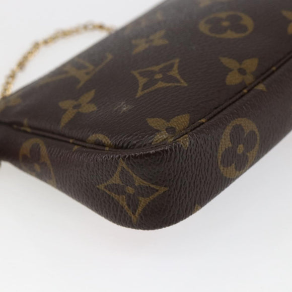 LOUIS VUITTON Monogram Ski Bear Mini Pochette Accessoires M67769 Auth 168214SM