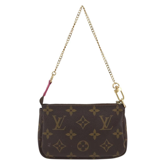 LOUIS VUITTON Monogram Ski Bear Mini Pochette Accessoires M67769 Auth 168214SM